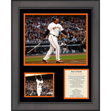 Framed Barry Bonds San Francisco Giants Baseball 12"x15" Photo Collage