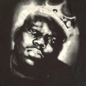 Vintage Y2K Big Face print Biggie Smalls T-shirt Notorious Lux Tee Sz 3XL - Picture 1 of 4