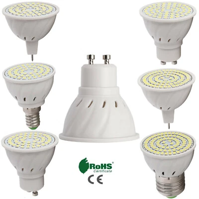 GU10 MR16 E27 LED Spotlight Bulb 4W 5W 6W 2835 SMD Lamp Bright 110V 220V 12V RK - Image 1 of 4