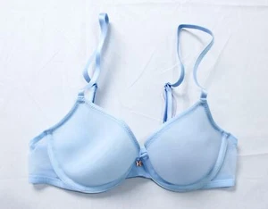 Savage X Fenty Women's Sheer X Demi Spacer Bra CA4 Iced Out Blue 32B NWT - Picture 1 of 3