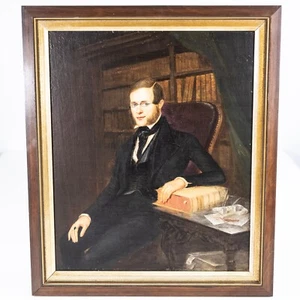 Ölgemälde - Porträt - Carl A Erich - Künstler Louis v Chemnitz - gerahmt - 1846 - Picture 1 of 5