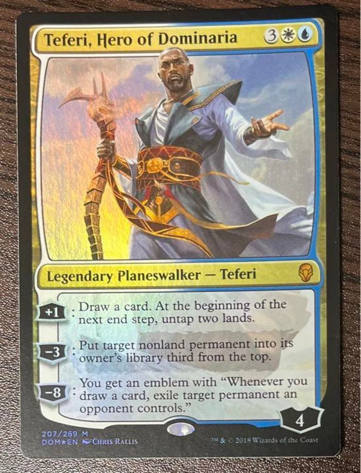 MTG  Foil Teferi, Hero Of Dominaria Dom English - Image 1 of 1