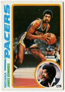 1978-79 Topps #27 James Edwards Indiana Pacers - Rookie Card - Picture 1 of 2