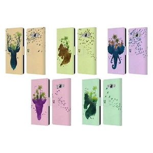HEAD CASE DESIGNS WILDLIFE SILHOUETTE LEATHER BOOK CASE FOR SAMSUNG PHONES 3 - Picture 1 of 11