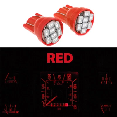Gauge Cluster LED Dashboard Bulbs Pure Red For Ford 1978 F100 - F350 Truck - Image 1 of 4