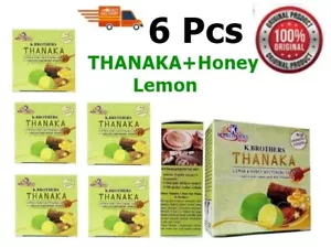 K.Brothers Soap,Thanaka,Lemon & Honey, Dark Spot Dark Spot  Whitening Bar Spot  - Picture 1 of 7