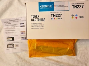 Cartucho de tóner de repuesto Brother TN227 CYAN Keenkle NUEVO sellado - Imagen 1 de 7