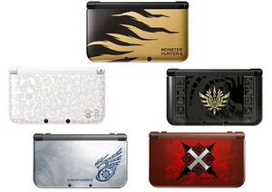 Nintendo 3DS LL XL Monster Hunter Ver Console & Colori Cavo Vari Usati Giappone - Foto 1 di 20