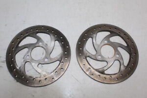 13 CAN-AM SPYDER ST ROADSTER FRONT LEFT RIGHT BRAKE ROTORS DISCS