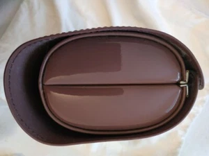 L.K. BENNET LONG ROLL VARNISHED CLUTCH BAG - Picture 1 of 8