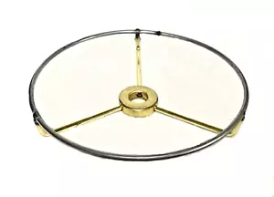 Ragno superiore 16" PLACCATO OTTONE per realizzare paralumi - Foto 1 di 1