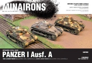 MINAIRONS MINIATURES 1/100 SPANISH CIVIL WAR PANZER I AUSF A TANK # 1502 F/S - Picture 1 of 1