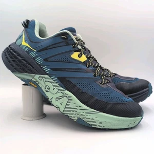 Hoka One One Speedgoat 3 Women's Size 8 Blue Green Running Shoes 1099734 SMLB - Picture 1 of 14