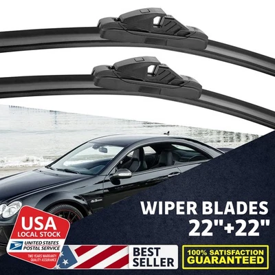 PARA MERCEDES-BENZ C280 2006-2007 LIMPIAPARABRISAS VENTANA DELANTERA 22"+22" Foto 1 de 4