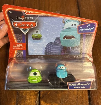 Disney Pixar автомобили кино моменты Майк и Салли масштаб 1:55 литой новый - Изображение 1 из 4