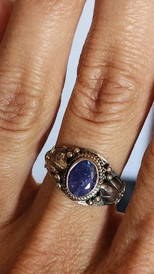 Sterling Silver 925 Natural IOLITE Ring Size 7 - Image 1 of 4