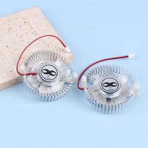 DC 5V Aluminum Heatsink With Fan CPU Graphics Heatsink For XH2.0 Interface Fans - Photo 1/12
