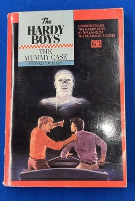 The Hardy Boys #63 The Mummy Case PB 1987 First Minstrel Books Printing - Image 1 of 4