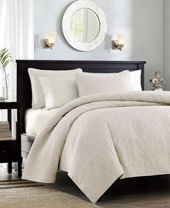 Madison Park Quebec 3-tlg. Quilt/Bezug Set, King/Cal King, Elfenbein - Bild 1 von 4