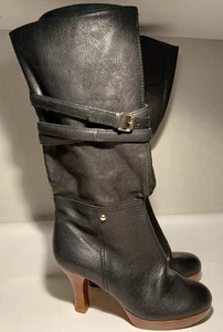 Bota negra para mujer 7 For All Mankind Vero Cuoio (cuero) hecha en Italia talla 39 - Imagen 1 de 8