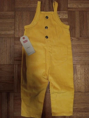 Mono unisex Levi’s para bebés y niños pequeños, pana 12M nuevo Foto 1 de 4