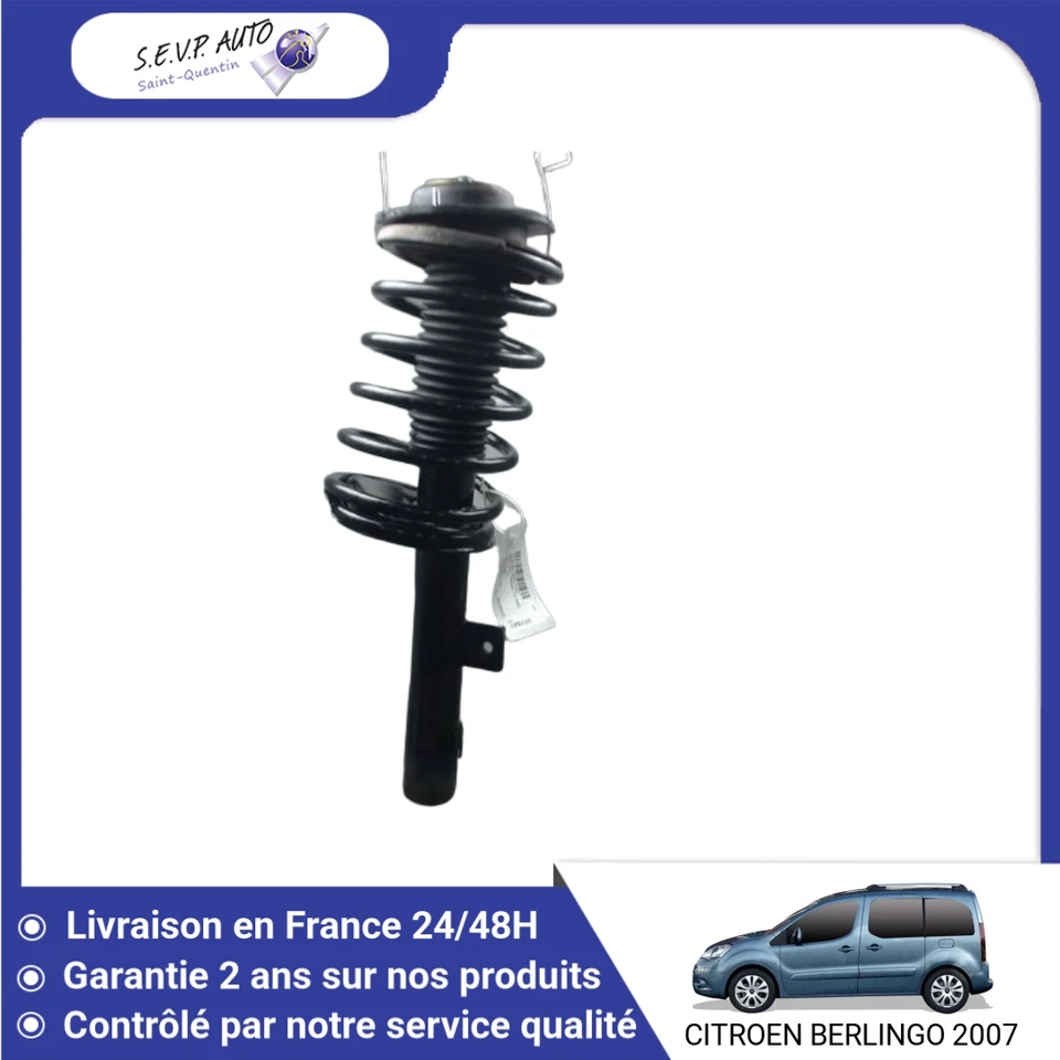 🇫🇷 AMORTISSEUR AVANT GAUCHE CITROEN BERLINGO BREAK -2002 ➤5202GP ♻️ - Photo 1/1