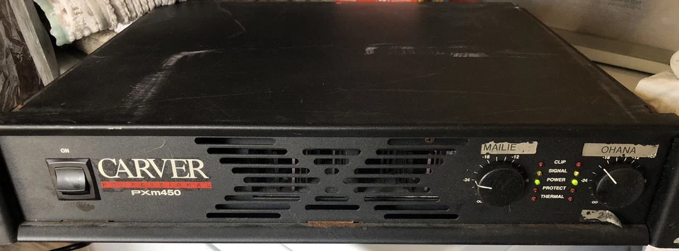 Carver PXM 450 Power Amp . POWERS ON UNTESTED As Is , SUNDAY SALE - Image 1 of 1