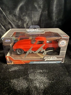 Michelle Rodriguez Autographed Fast & Furious Die-Cast Chevy Corvette 1:32 - Image 1 of 2