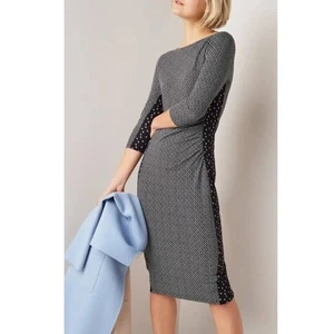 Weekend MaxMara Kriss Midi dress Jersey Ruched Size XL Elegant old money Classy - Picture 1 of 13