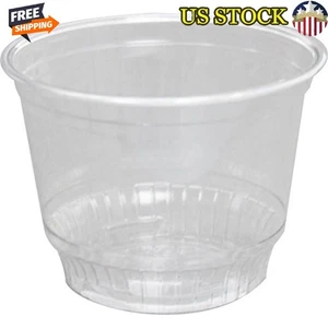 8 Oz PET Dessert Cups Case of 1000 Plastic Clear Modern Birthday Party Supply US - Picture 1 of 1