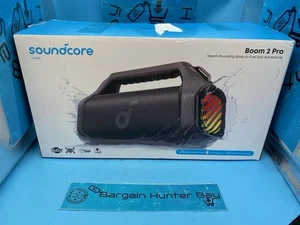Soundcore Boom 2 Pro Bluetooth Wireless Lautsprecher Schwarz - Bild 1 von 11