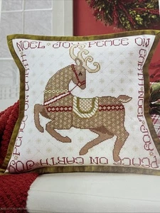 Noel Joy and Peace on Earth Cross Stitch Pattern Pages From Book - Bild 1 von 4