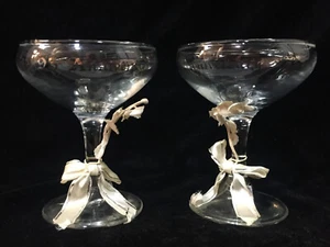 Juego de vasos tostados champán 25 aniversario años 80 vintage ¡Nuevo! - Imagen 1 de 4