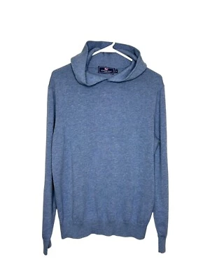 VINEYARD VINES MENS Crewneck Sweater Sz S Hooded Blue Gray Preppy Academia  Golf - Image 1 of 4