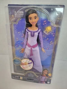 Disney Wish Singing Asha of Rosas Fashion Doll & Star Figure - NEW IN BOX - Picture 1 of 2