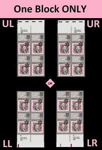 US 2410 World Stamp Expo 89 25c copyright block 4 MNH 1989 - Picture 1 of 1