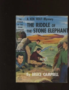 Ken Holt: #2 - The Riddle of the Stone Elephant exceptional copy HB/DJ 1st/Early - Picture 1 of 5
