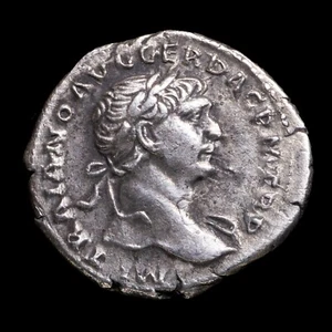 Trajan Ar Denarius - COS V P P S P Q R OPTIMO PRINC - 20mm / 3,12 gr. - Picture 1 of 3