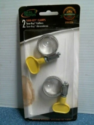 Ideal Tridon 5Y01258, 2 abrazaderas llave en mano, tamaño 12, 1/2" - 1-1/4", ENVÍO GRATUITO  Foto 1 de 2