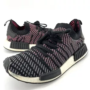 Adidas Mens NMD R1 STLT CQ2386 Gray Black Running Shoes Sneakers Size 8.5 - Bild 1 von 8