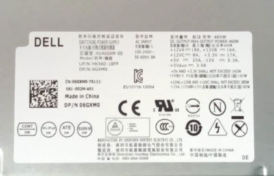 06GXM0 Genuine Dell XPS 8700 8900 460W Model: HU460AM-00 6GXM0 Power Supply - Image 1 of 4
