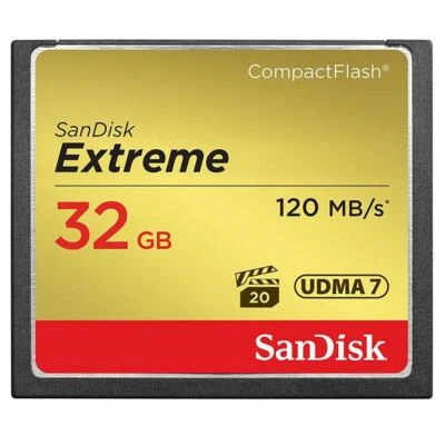 SanDisk Extreme 120MB/sec 800x Compact Flash Card  32GB  SDCFXSB-032G-G46 - Image 1 of 4