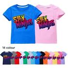 New SPY NINJAS CWC Kids Casual Short Sleeve T-Shirt Cotton T-Shirt TeaTop Gift