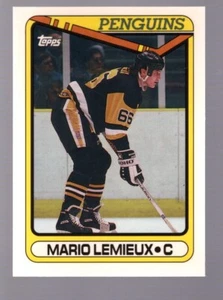 Mario Lemieux 1990-91 Topps Tiffany #175 - Picture 1 of 2