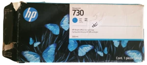 HP DesignJet 730 Cyan Bright Office Ink Cartridge Sealed Open Box Exp: 01-2027 - Picture 1 of 2