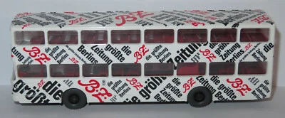 WIKING Ho 1/87 Man SD 200 Berliner Doppeldecker Bus Zeitung #73026 No Box - Bild 1 von 4