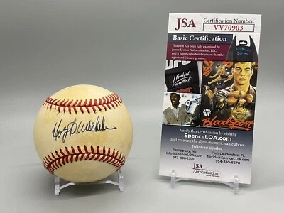 Hoyt Wilhelm autographed baseball JSA Authentication - Image 1 of 2