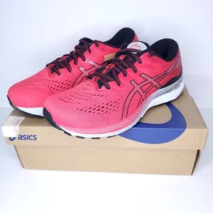 Asics Gel-Kayano 28 Mens Size 8 Running Jogging Tennis Shoe Electric Red Black - Picture 1 of 19