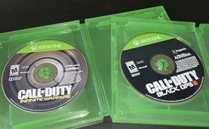 Lot 2 Xbox One Call of Duty Games - Infinite Warfare & Black Ops III - Disc Only - Picture 1 of 5