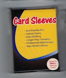 60 Yellow Pro-Safe Small Size Deck Protector Sleeves ( YuGiOh ) - Picture 1 of 1
